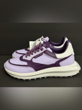 DUCA DEL COSMA OLIVERA 2 - LILAC/WHITE WATERPROOF GOLF SHOES WOMEN 7.5 RARE $249